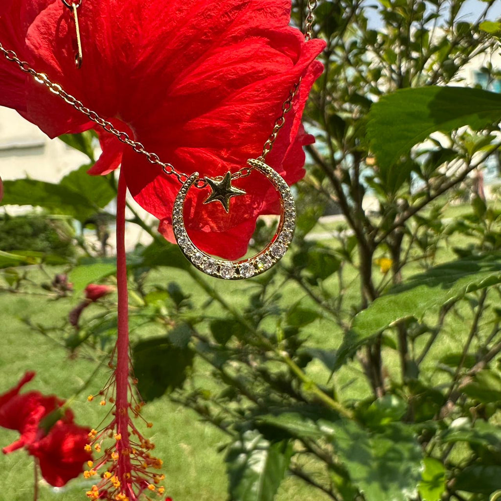 Moon Star Necklace